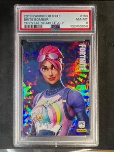 2019 Panini Fortnite Series 1 - Brite Bomber Crystal Shard Italy PSA 8 - Picture 1 of 2