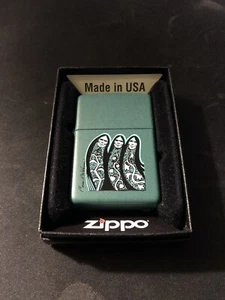 Zippo Lighter 3 Indians Design - Picture 1 of 2
