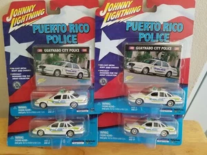 johnny lighting 4 cars 1/64 diecast rolando salas jusino guaynabo city police PR - Picture 1 of 2