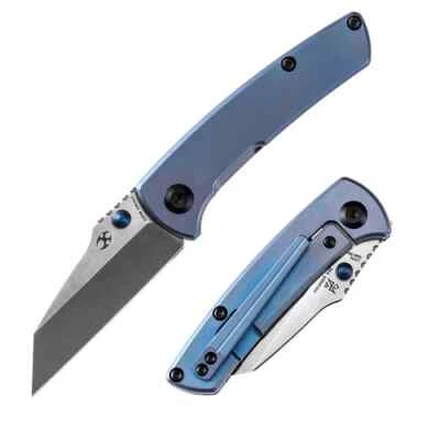 Kansept Knives Little Main Folding Knife 2.25" CPM-S35VN Steel Blade Titanium - Image 1 of 4
