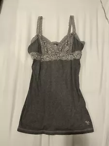 Abercrombie Grey Lace Cami - Picture 1 of 12