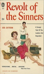 Popular Library 727 Revolt Of The Sinners  Ugo Zatterin Vintage Sleaze Paperback - Picture 1 of 2