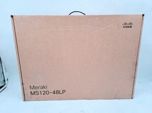 CISCO Meraki MS120-48LP-HW Cloud Managed 48 Ports PoE Switch - Picture 1 of 3