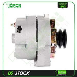 Alternator Tractor for Chevy 10SI 1-Wire One Wire 2 Groove Pulley 63 Amp 12 V