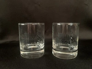 WILD TURKEY BOURBON Sammlerstück Whiskey Schnapsglas X2 - Bild 1 von 3
