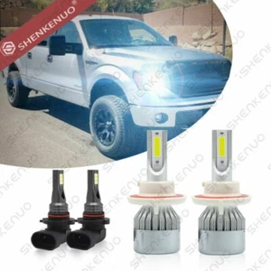For Ford F-150 2004-2014 6K LED Headlight High/Low Beam + Fog Light Bulbs Kit - Picture 1 of 12