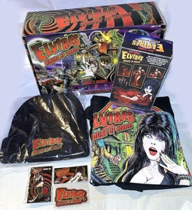 NECA ELVIRA HOUSE OF HORRORS BOXED SET TOONY TERRORS RED DRESS STERN PINBALL XL - Picture 1 of 7