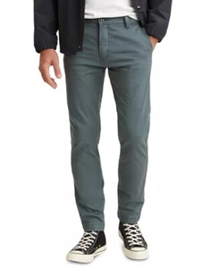 Levi's DARK SLATE Men's Xx Chino Standard Taper Fit Stretch Pants, US 40x30 - Picture 1 of 4