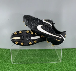 Nike Tiempo Legend III FG 366201-018 Elite US11.5 UK10.5 Black boots Cleats mens - Picture 1 of 13