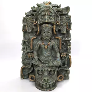 Rare D'Argenta Mayan God Aztec Jade Bookend – 9" Mid-Century Treasure - Bild 1 von 10