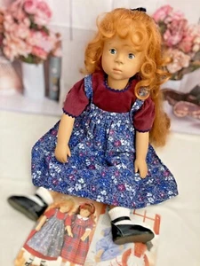 Vintage 1989 GOTZ Fanouche Doll Sylvia Natterer Red Head 20" 50cm Boxed Original - Picture 1 of 12