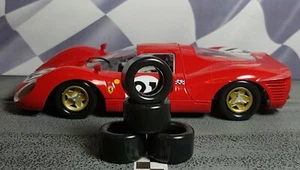 PAUL GAGE URETHANE SLOT CAR TIRES 2pr PGT-20105LM fit POLICAR Ferrari 330 P4 - Bild 1 von 1