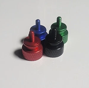 Computer PC Case M3 7mm Aluminum Alloy Knurled Thumb Screws Colorful 4/8/12 pcs - Picture 1 of 6
