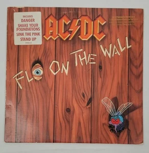 AC/DC - Fly On The Wall Promo Vinyl LP Masterdisk RL From 1985 with Hype Sticker - Picture 1 of 3