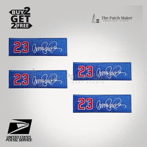 Rnde Sandberg 4" Memorial Stickerei Aufnäher Bügelbild/Nähen 4er Pack - Bild 1 von 4