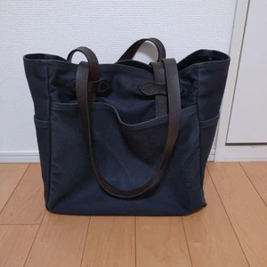 Borsa Filson robusta in twill blu scuro made in USA usata - Foto 1 di 14