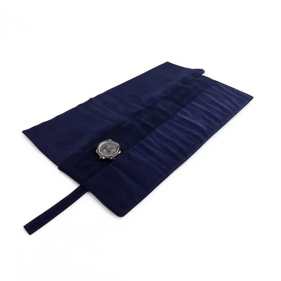 Rotolo Porta Orologi 8 Tasche in Velluto – custodia da Viaggio Elegante - Immagine 1 di 2