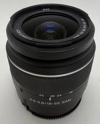 【Excellent+++++】Sony alpha DT 18-55mm f/3.5-5.6 SAM Lens SAL1855 with Box【212】 - image 1 of 4