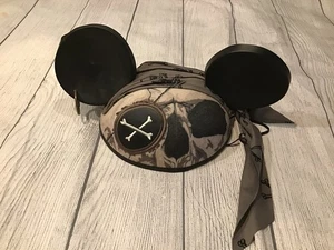 Disney Parks Pirates Of The Caribbean Skull & Earring Ears Hat One Size - Picture 1 of 5