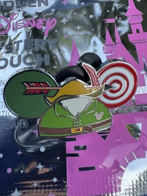 Disney Pin Robin Hood Oreja Sombrero Disneyland Oculto Mickey Disney Onda B 2025 Foto 1 de 2