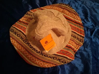 Sombrero de playa de verano hecho a mano para mujer del Himalaya Foto 1 de 4
