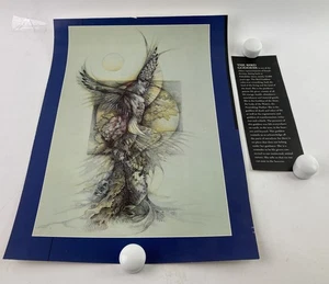 Página de calendario con impresión de boulet Susan Seddon La Diosa Pájaro Divinidad Femenina Renacimiento - Imagen 1 de 11