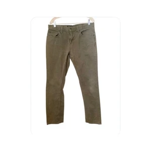 Free World Messenger Men's Jeans Size 34 Army Green Dark Wash Denim Size 34 - Picture 1 of 7