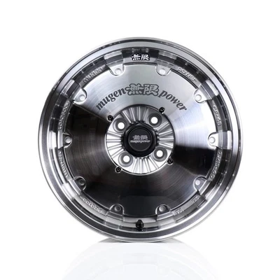 (set of 4) Mugen CF-48 Glory Labs Edition 15x7 +40 4x100 Silver (Limited /300) - Image 1 of 3