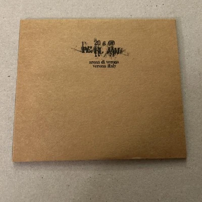 Pearl Jam 2000 Official Live Bootleg Verona Italy 6/20/00 Arena di Verona CD - Imagem 1 de 4