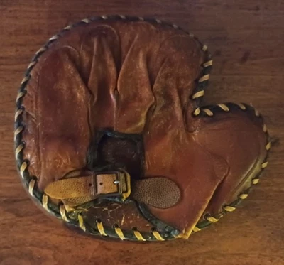 Guante de receptor OK vintage de 1930 Ken O’Day nombre mal escrito Ken O’Dea Chicago Cubs Foto 1 de 2