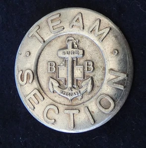 Vintage New Zealand BOY'S BRIGADE Badge TEAM SECTION THICK Die-Struck Type - Picture 1 of 2