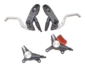 Shimano XTR BL-M975 MTB Hydraulic Brake Lever SET w/ BR-M975 Calipers 2 Piston - Picture 1 of 5