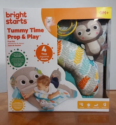 Bright Starts Tummy Time Prop & Play with 4 Toys 0M+, NEW Sealed, Free Shipping - Image 1 of 4