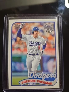 2024 Topps Series 1 - 1989 Topps Baseball Freddie Freeman #89B-29 - Picture 1 of 2