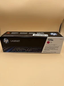 HP Genuine Laserjet 125A Magenta Printer Toner Cartridge CB543A OEM New Sealed - Picture 1 of 3