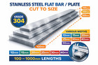 Stainless Steel Flat Bar 304 | Cut to Size Plate 100–1000mm | Various Widths