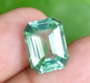 Natural Montana Green Sapphire 8.45 CT Certified Stunning Emerald Loose Gemstone - Picture 1 of 7