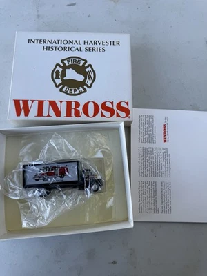 Winross International Harvester Fire Dept  Truck Straight Diecast 4000 Crew Cab - Image 1 of 4