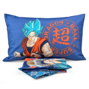 Lenzuola Dragonball singolo Goku Vegeta completo letto una piazza cotone 100% - Imagen 1 de 15