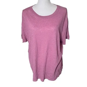 We The Free Woman’s Size Small Mauve Pink Tshirt Oversized Beachy Boho Relaxed - Picture 1 of 12