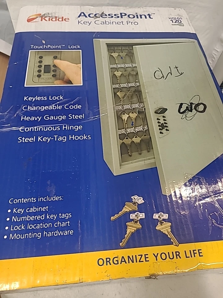 KIDDE 1797 Key Control Cabinet, 120 Keys, Digital 5KDJ9 - Image 1 of 4