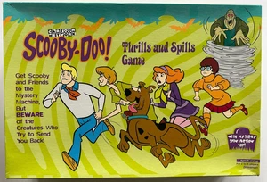Vintage 2002 Scooby Doo! Thrills and Spills Game Classic Cartoon Network Fun - Picture 1 of 7