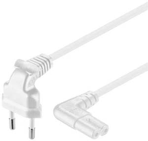 10x Netzkabel; NK 104 W-075 TV 0,75m weiss - Afbeelding 1 van 2