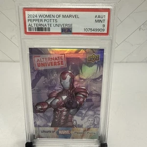 2024 Upper Deck Women of Marvel Pepper Potts Alternate Universe 461/499 PSA 9 - Picture 1 of 5