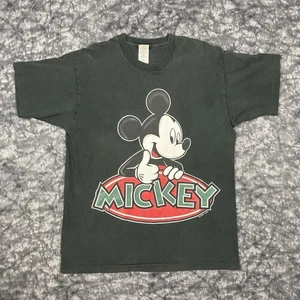 Mickey Unlimited TShirt Mens Size XL Black Single Stitch Disney Vintage 90s - Picture 1 of 14