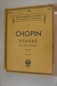 Frederic Chopin  Etudes for Piano  1916 rev Arthur Friedheim - Picture 1 of 1