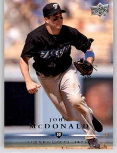2008 Upper Deck John McDonald Base Card MLB PWE UD Blue Jays #685 - Picture 1 of 2
