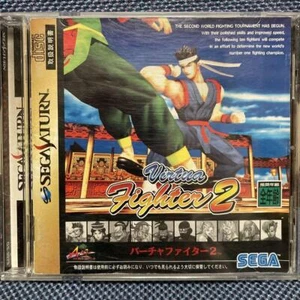 Sega Saturn Virtua Fighter 2 SS Disk USED Japan Free Shipping Very Good Cond - Picture 1 of 5