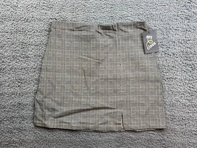 Art Class Girl's Size XL (14) Notch Plaid Pencil Skirt Black - Image 1 of 4