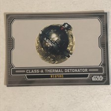 Star Wars Galactic Files Vintage Trading Card #636 Class A Thermal Detonator